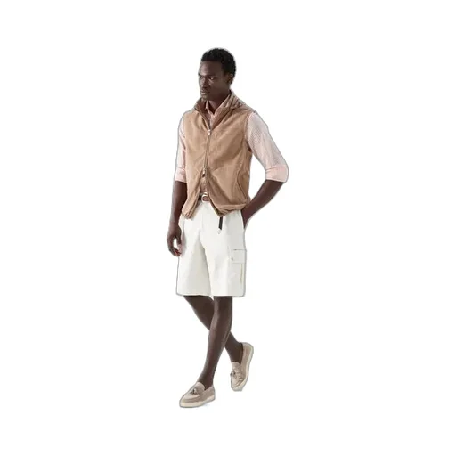 Stripe-Print Cutaway-Collar Shirt