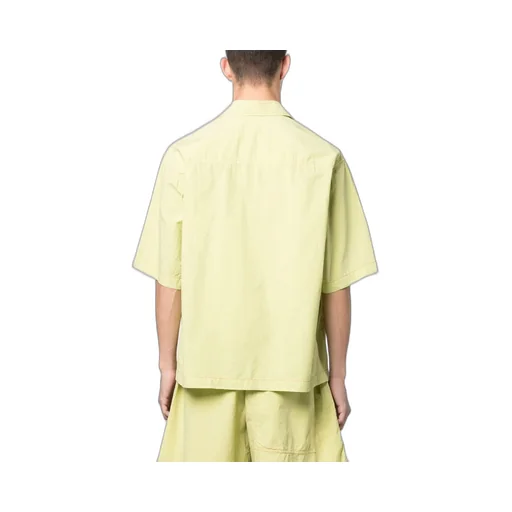 Logo-Print Crinkled Shirt