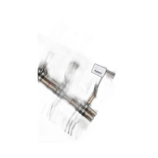 Burberry Kids Checked Fringed Blanket