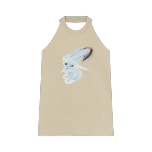 Printed Neck Vest