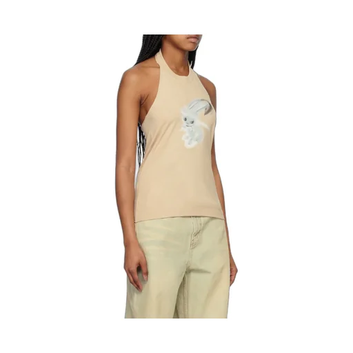 Printed Neck Vest