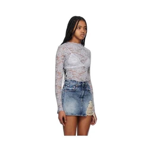 Logo Round Collar Long-Sleeved T-Shirt