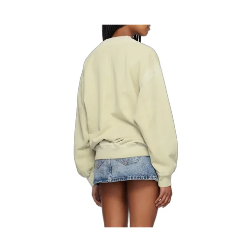 Heart Choker-Print Cotton Sweatshirt