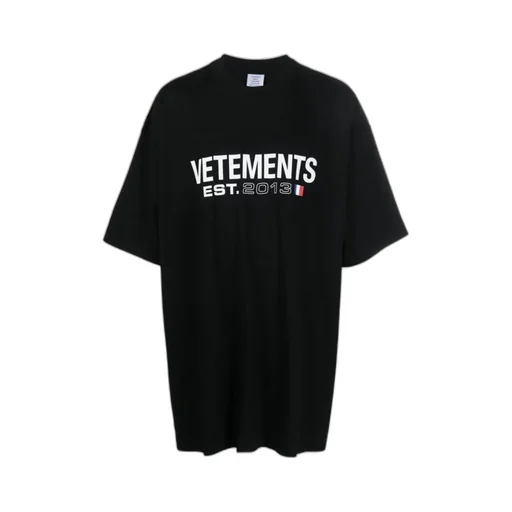 Vetements Logo Printed Crewneck T-Shirt