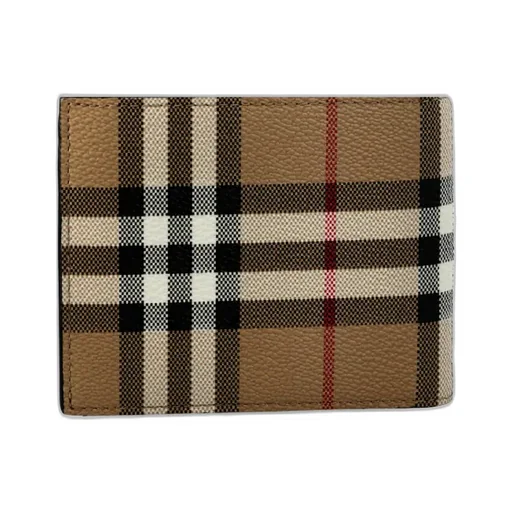 Burberry Checked Bifold Wallet