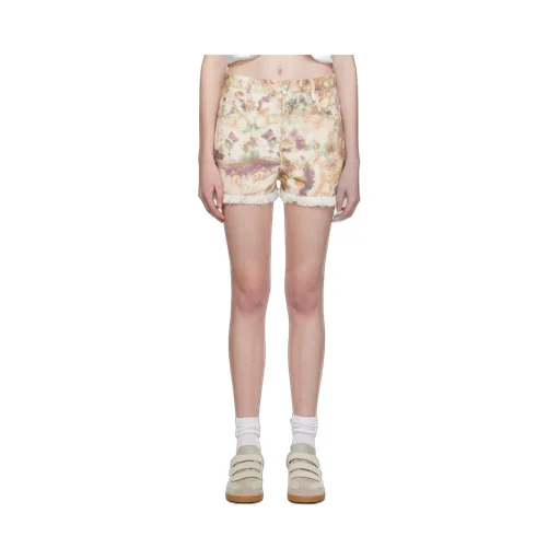 Tie-Dye-Pattern Shorts