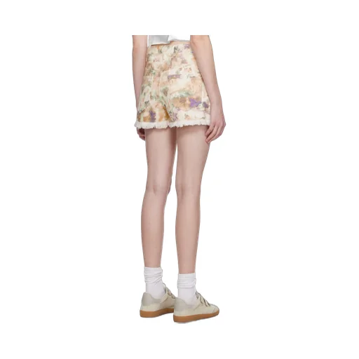 Tie-Dye-Pattern Shorts