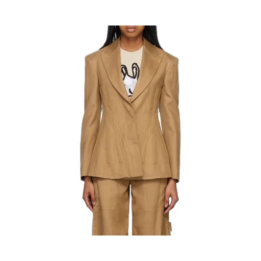 Corset Lapel Suit Jacket