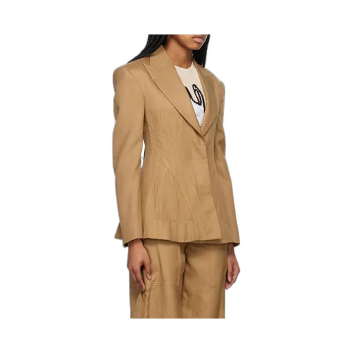 Corset Lapel Suit Jacket