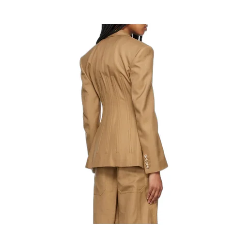 Corset Lapel Suit Jacket