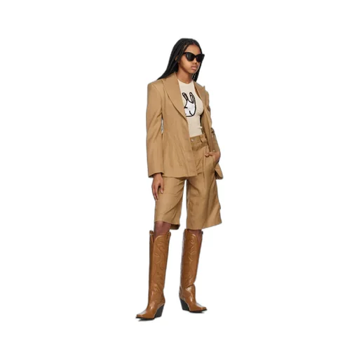 Corset Lapel Suit Jacket