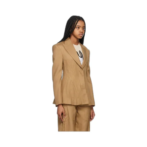 Corset Lapel Suit Jacket