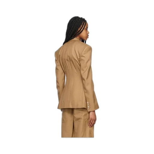 Corset Lapel Suit Jacket