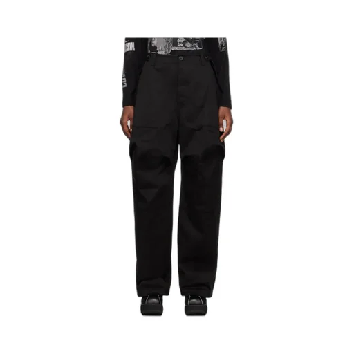 Mid-Rise Wide-Leg Trousers