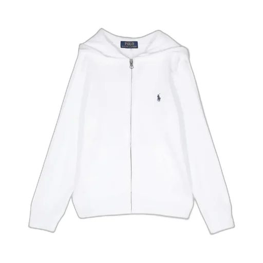 Ralph Lauren Kids Logo Embroidered Zipped Hoodie