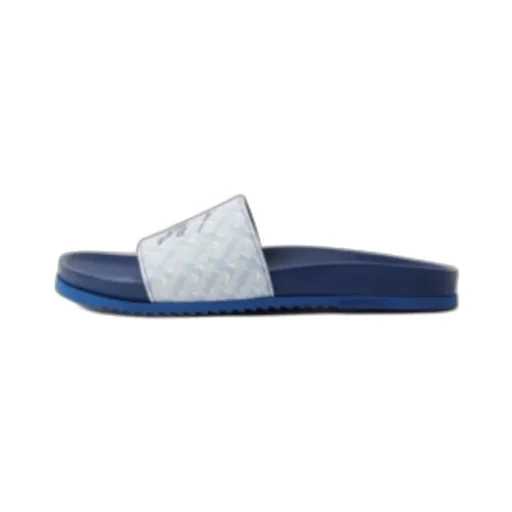 Burberry Logo Printed Slip-On Slides
