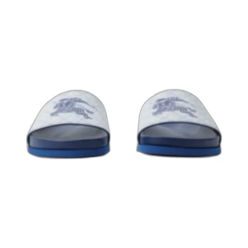 Burberry Logo Printed Slip-On Slides