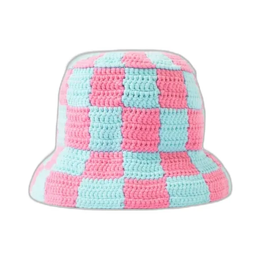 Crochet-Knit Bucket Hat