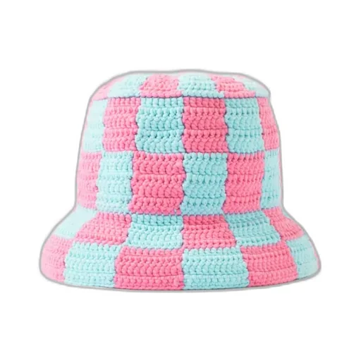 Crochet-Knit Bucket Hat