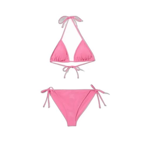 Burberry Ekd-Printed Tie-Fastened Two-Piece Bikini