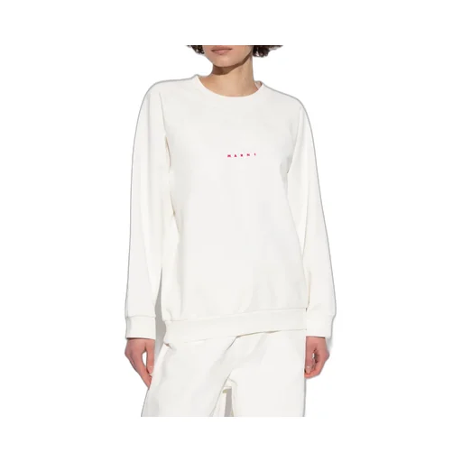 Marni Logo Printed Crewneck Sweatshirt