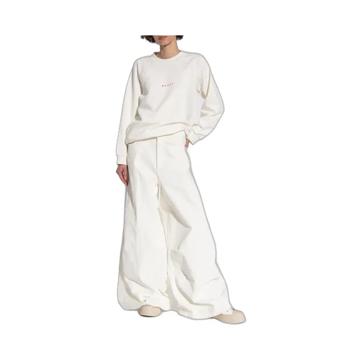 Marni Logo Printed Crewneck Sweatshirt