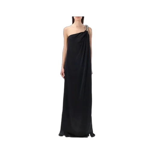Stella Mccartney Chain Embellished One Shoulder Dress