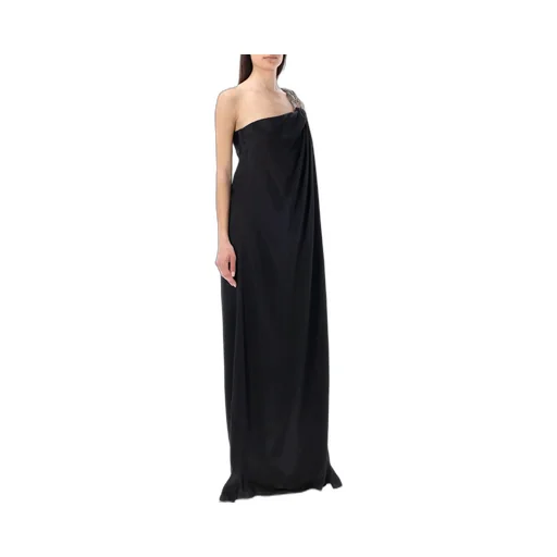 Stella Mccartney Chain Embellished One Shoulder Dress