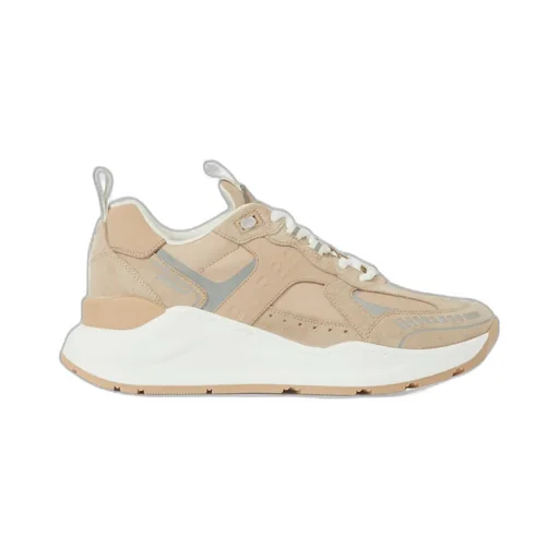 Burberry Panelled Lace-Up Sneakers