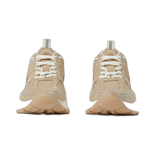 Burberry Panelled Lace-Up Sneakers