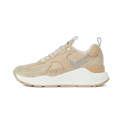 Burberry Panelled Lace-Up Sneakers