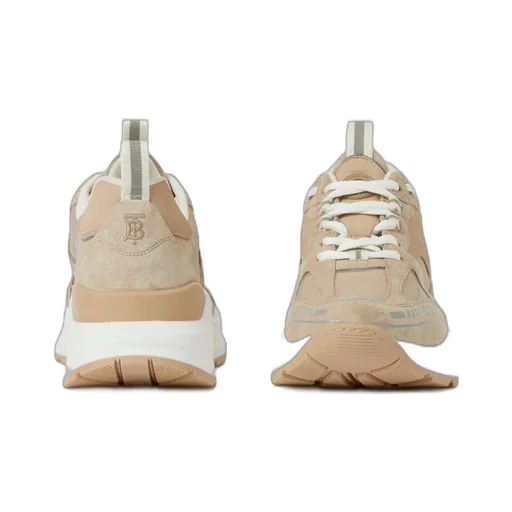 Burberry Panelled Lace-Up Sneakers