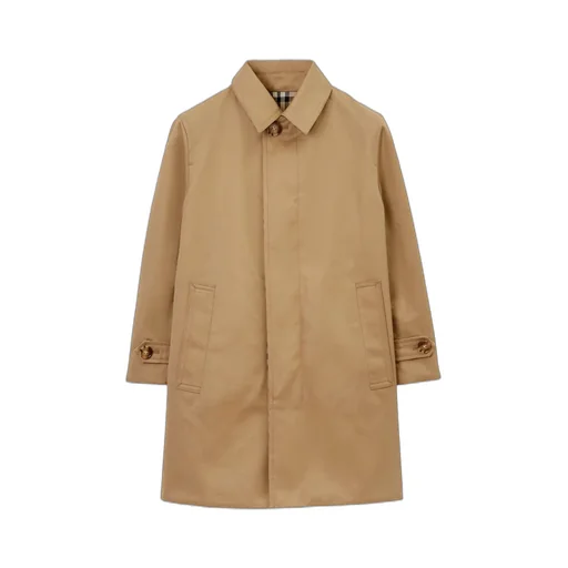 Burberry Kids Checked Single-Breasted Coat