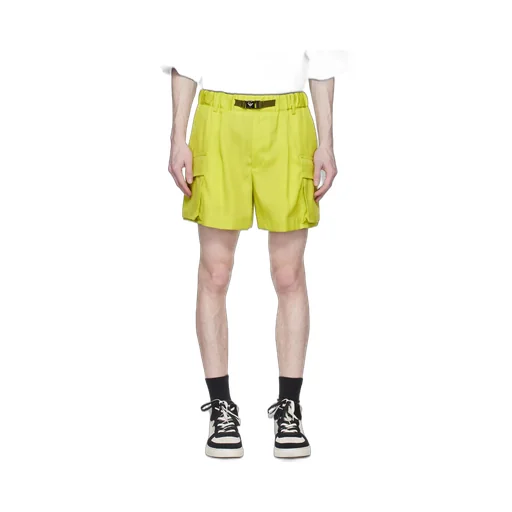Wool Gabardine Shorts