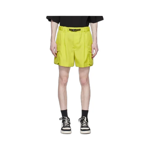 Wool Gabardine Shorts