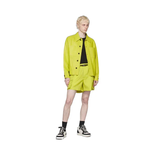 Wool Gabardine Shorts