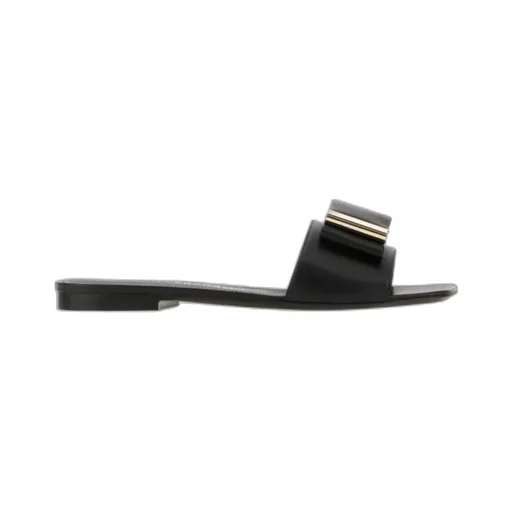 Salvatore Ferragamo Double-Bow Slider