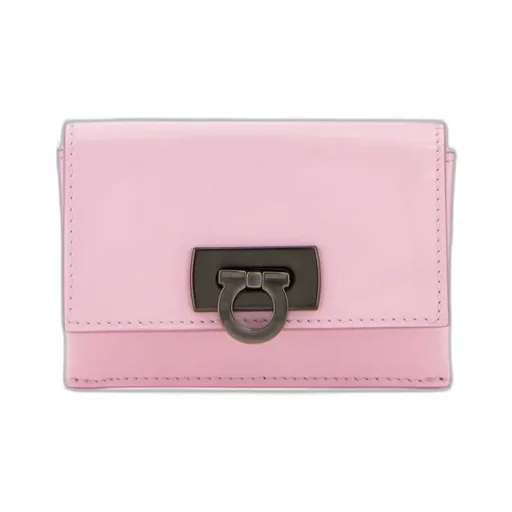 Salvatore Ferragamo Gancini Clasp Credit Card Holder