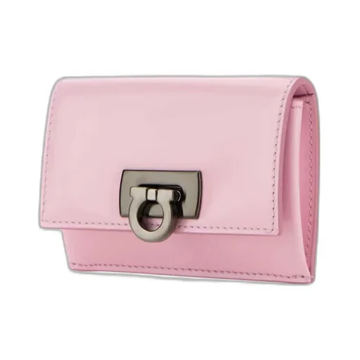 Salvatore Ferragamo Gancini Clasp Credit Card Holder