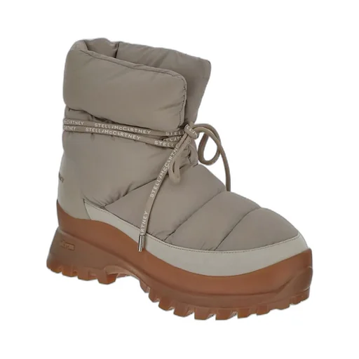Stella Mccartney Round Toe Puffy Trace Boots