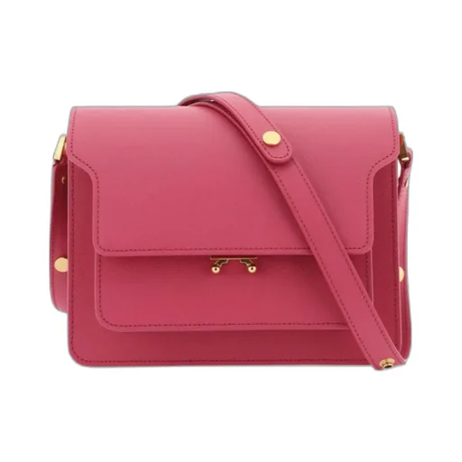 Marni Trunk Foldover Top Medium Shoulder Bag