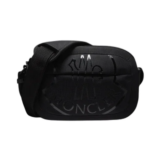 Moncler Logo Printed Zip-Up Camera Bag