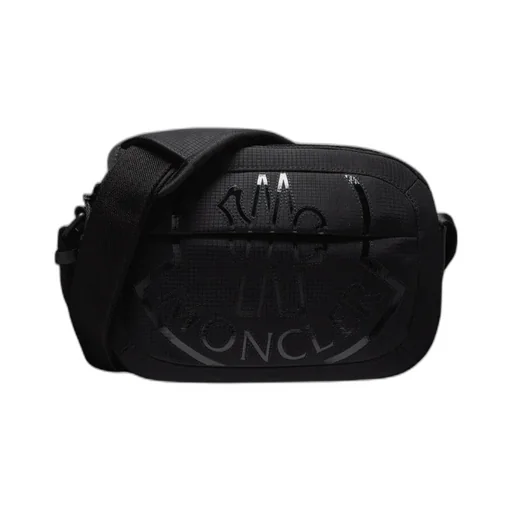 Moncler Logo Printed Zip-Up Camera Bag