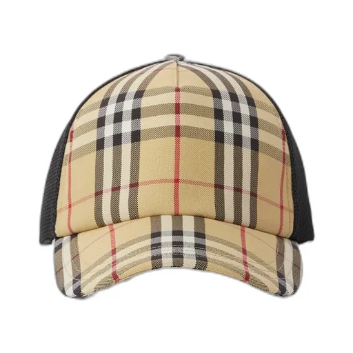 Burberry Checked Mesh Cap