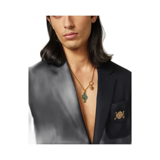 Medusa-Charm Chain Necklace