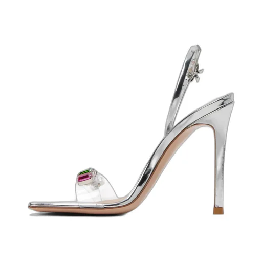 Logo High-Heeled Sandals