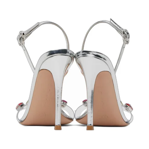 Logo High-Heeled Sandals