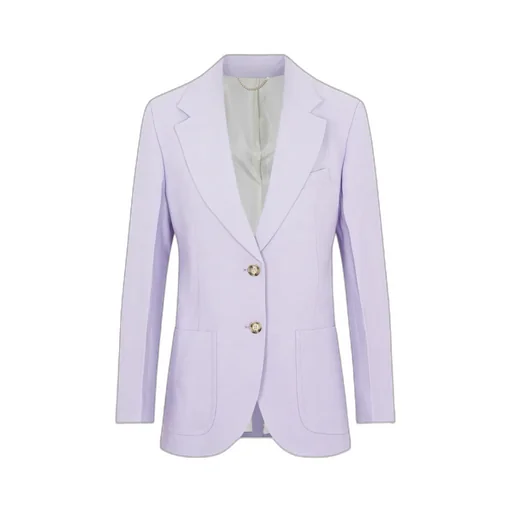 Victoria Beckham Single-Breasted Straight Hem Blazer