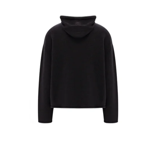 Mm6 Maison Margiela Logo Detailed Textured Hoodie