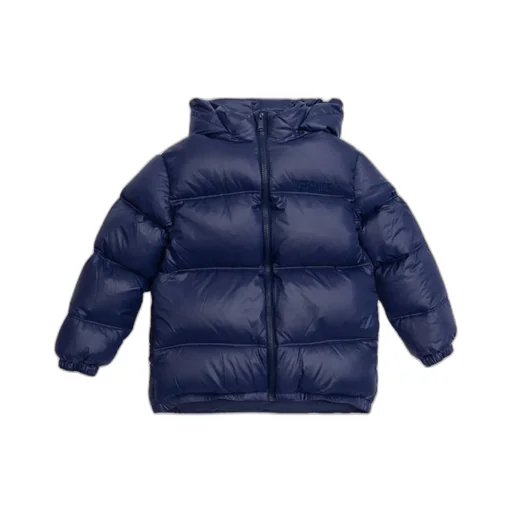 Versace Kids Logo-Embroidered Zipped Padded Jacket